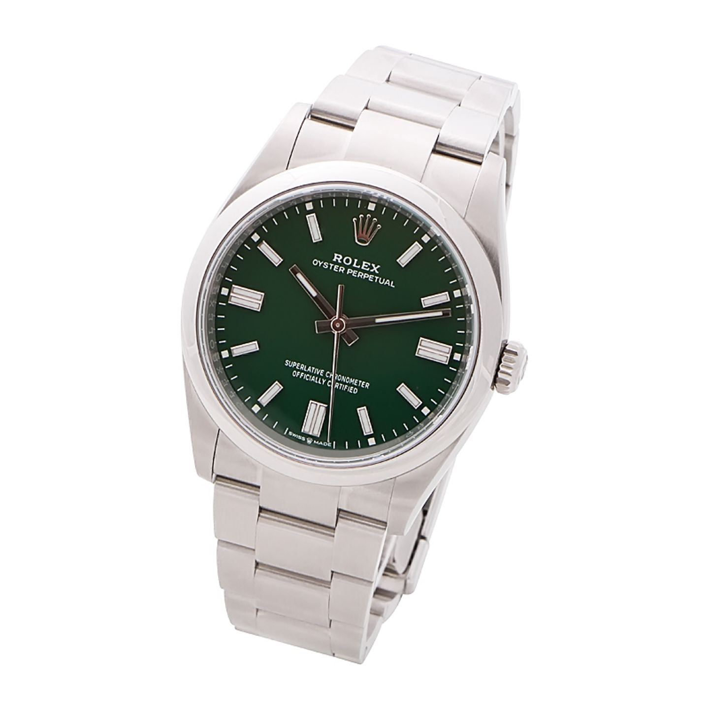 Rolex Oyster Perpetual 36 126000 (2020) - Groen wijzerplaat 36mm Staal (2/4)