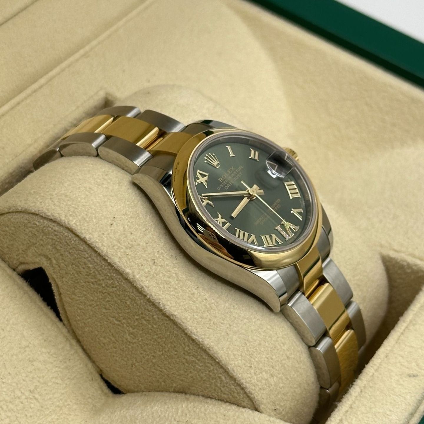 Rolex Datejust 31 278243 (2024) - Groen wijzerplaat 31mm Staal (7/8)