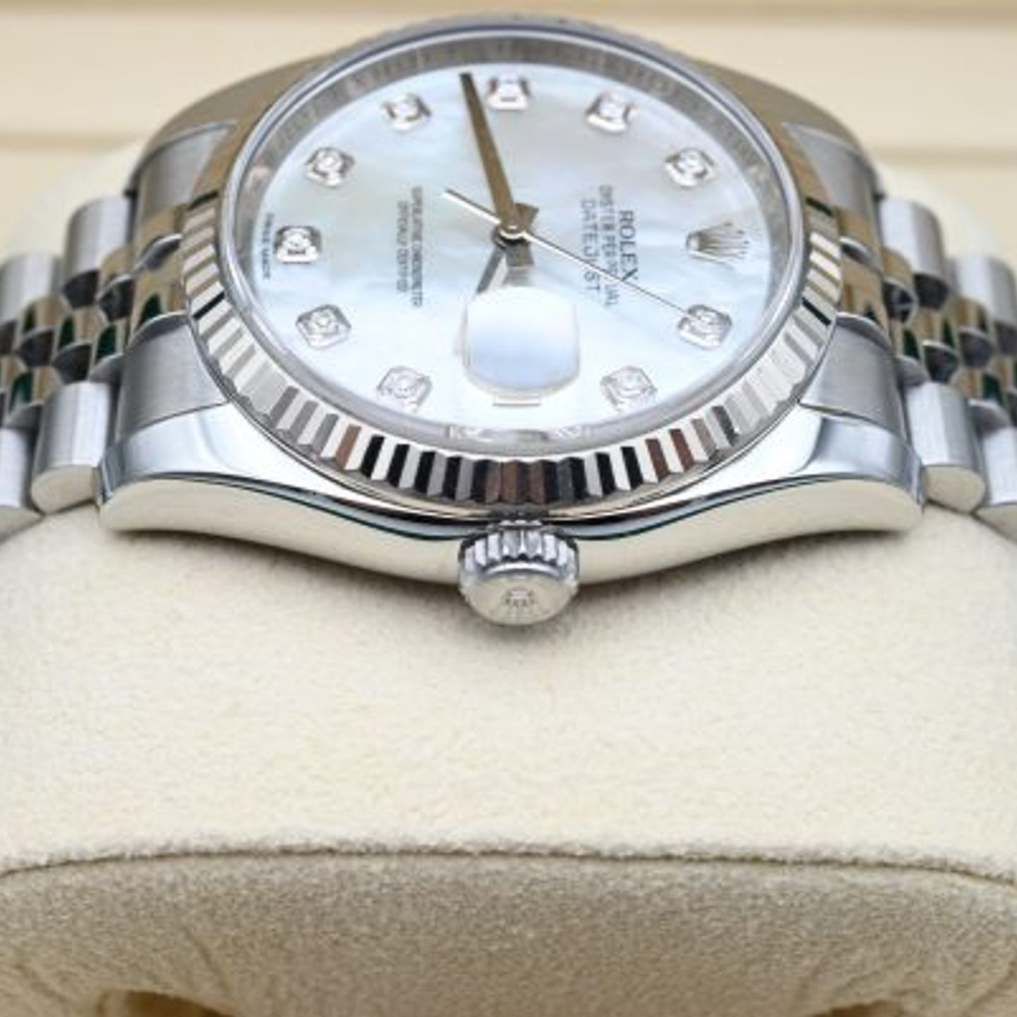 Rolex Datejust 36 116234 (2012) - Parelmoer wijzerplaat 36mm Staal (5/8)