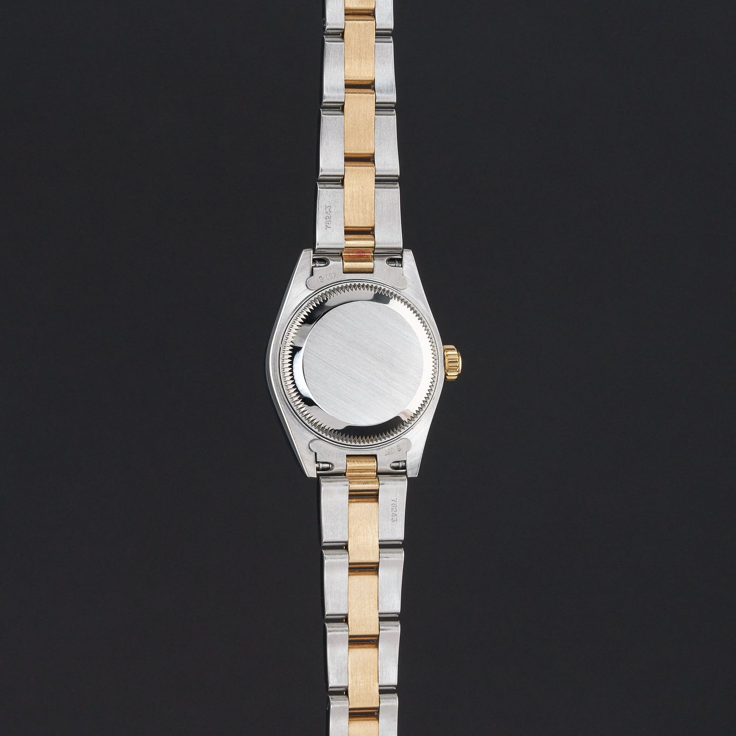 Rolex Lady-Datejust 79163 (2000) - Grey dial 26 mm Gold/Steel case (7/8)