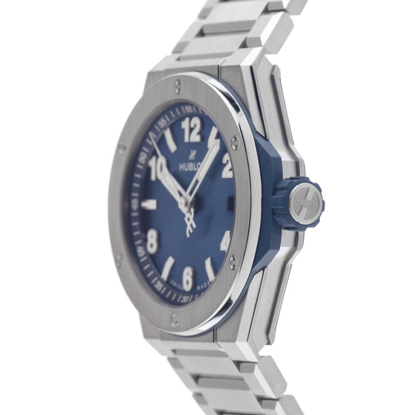 Hublot Big Bang 38 mm 457.NX.7170.NX (2025) - Blue dial 38 mm Titanium case (4/7)