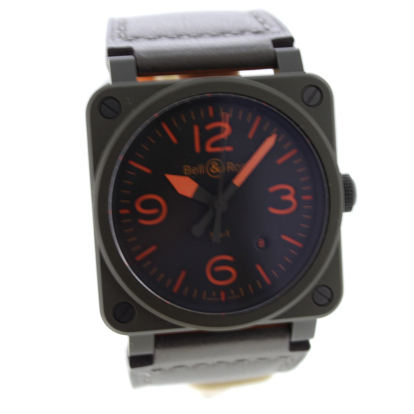 Bell & Ross BR 03 BR0392-CKA-00598 (2022) - Brown dial 42 mm Ceramic case (6/6)