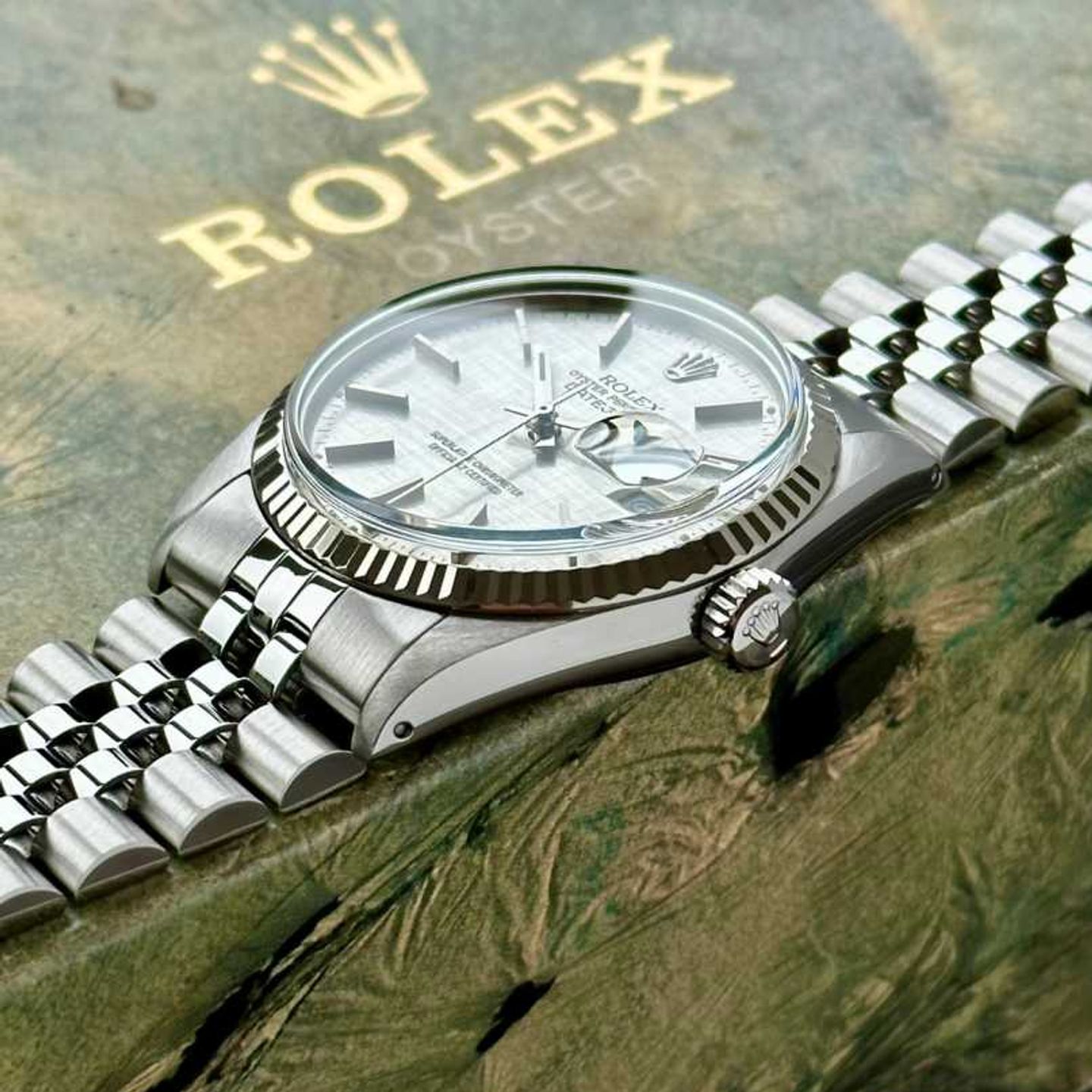 Rolex Datejust 36 16014 (1982) - Zilver wijzerplaat 36mm Staal (7/8)