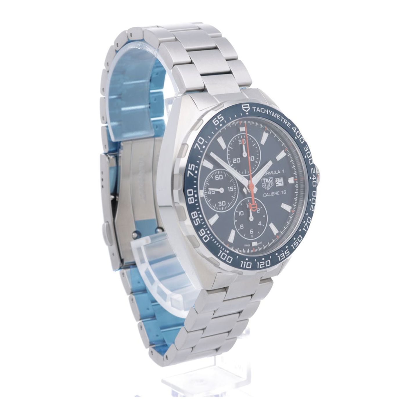 TAG Heuer Formula 1 Calibre 16 CAZ201G.BA0876 (2026) - Blauw wijzerplaat 44mm Staal (7/7)