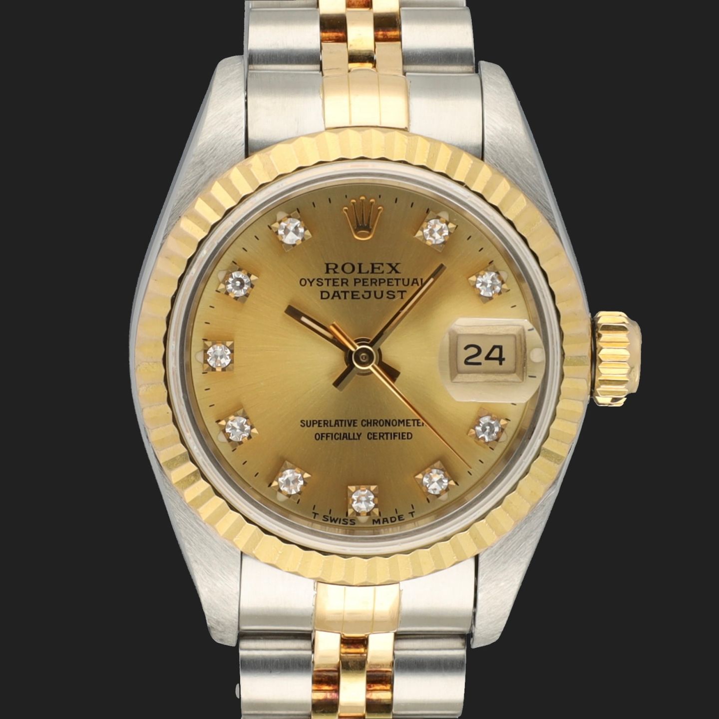 Rolex Lady-Datejust 69173 (1992) - 26 mm Gold/Steel case (2/8)