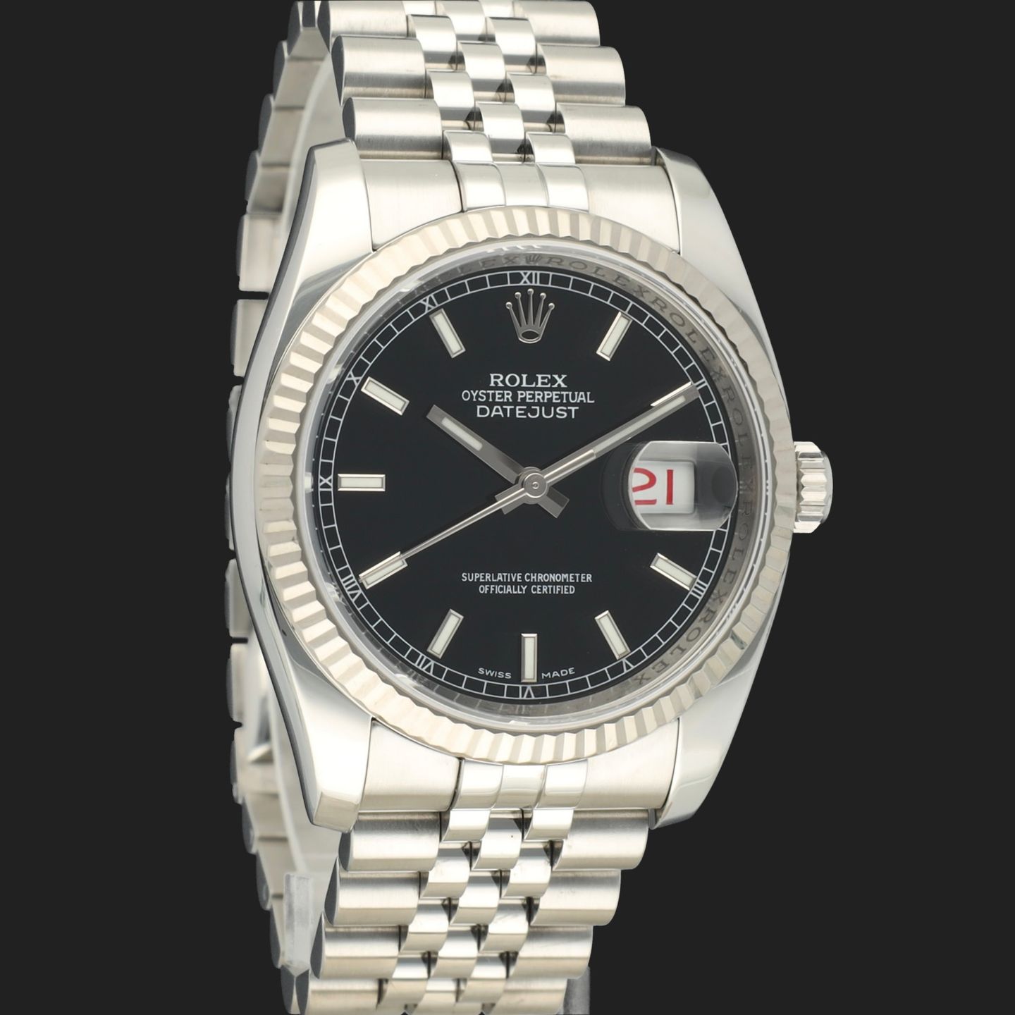 Rolex Datejust 36 116234 (2008) - 36mm Staal (4/7)