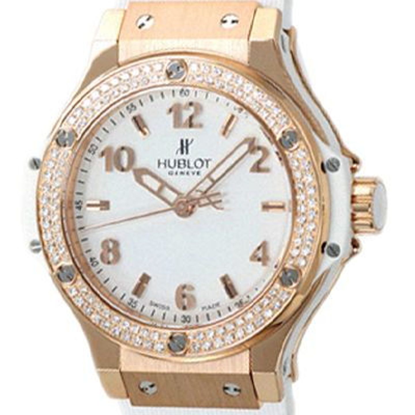 Hublot Big Bang 38 mm 361.PE.2010.RW.1104 (2024) - White dial 38 mm Rose Gold case (1/2)