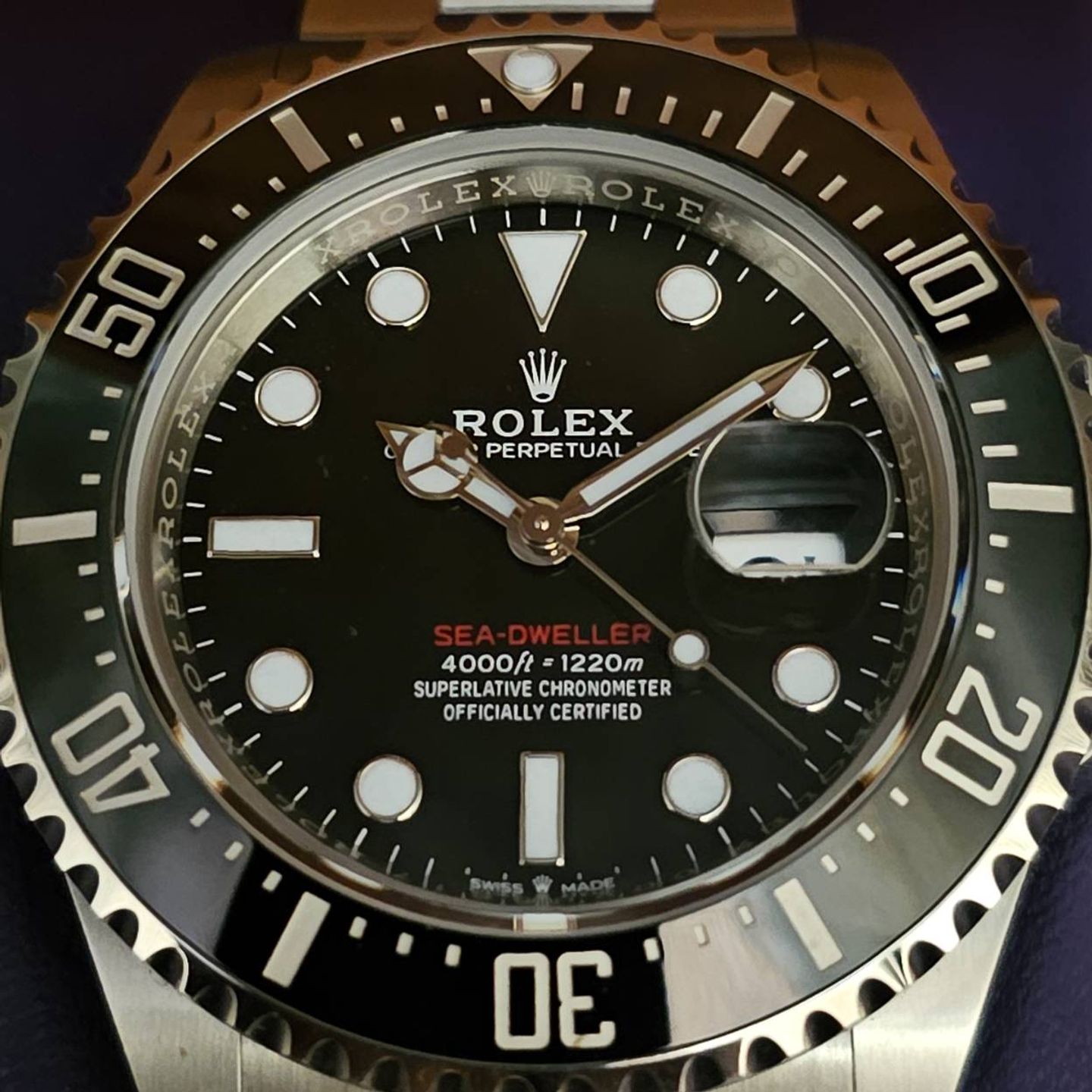 Rolex Sea-Dweller 126600 (2023) - Zwart wijzerplaat 43mm Staal (4/5)