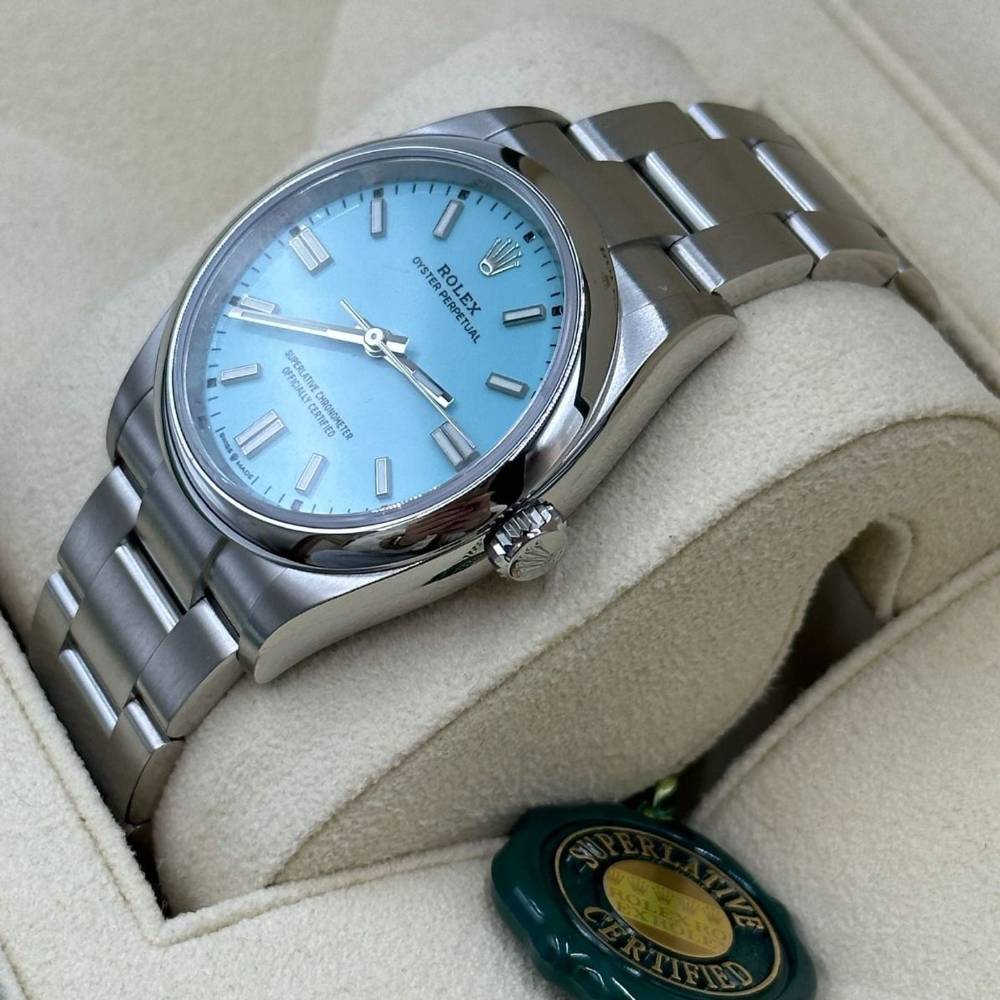 Rolex Oyster Perpetual 36 126000 (2024) - Blauw wijzerplaat 36mm Staal (5/8)