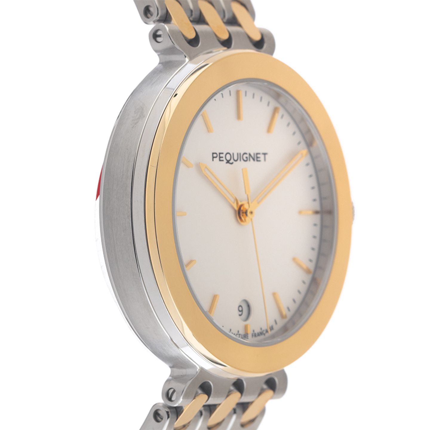 Pequignet Moorea 4241318  (Unknown (random serial)) - White dial Unknown Gold/Steel case (5/7)