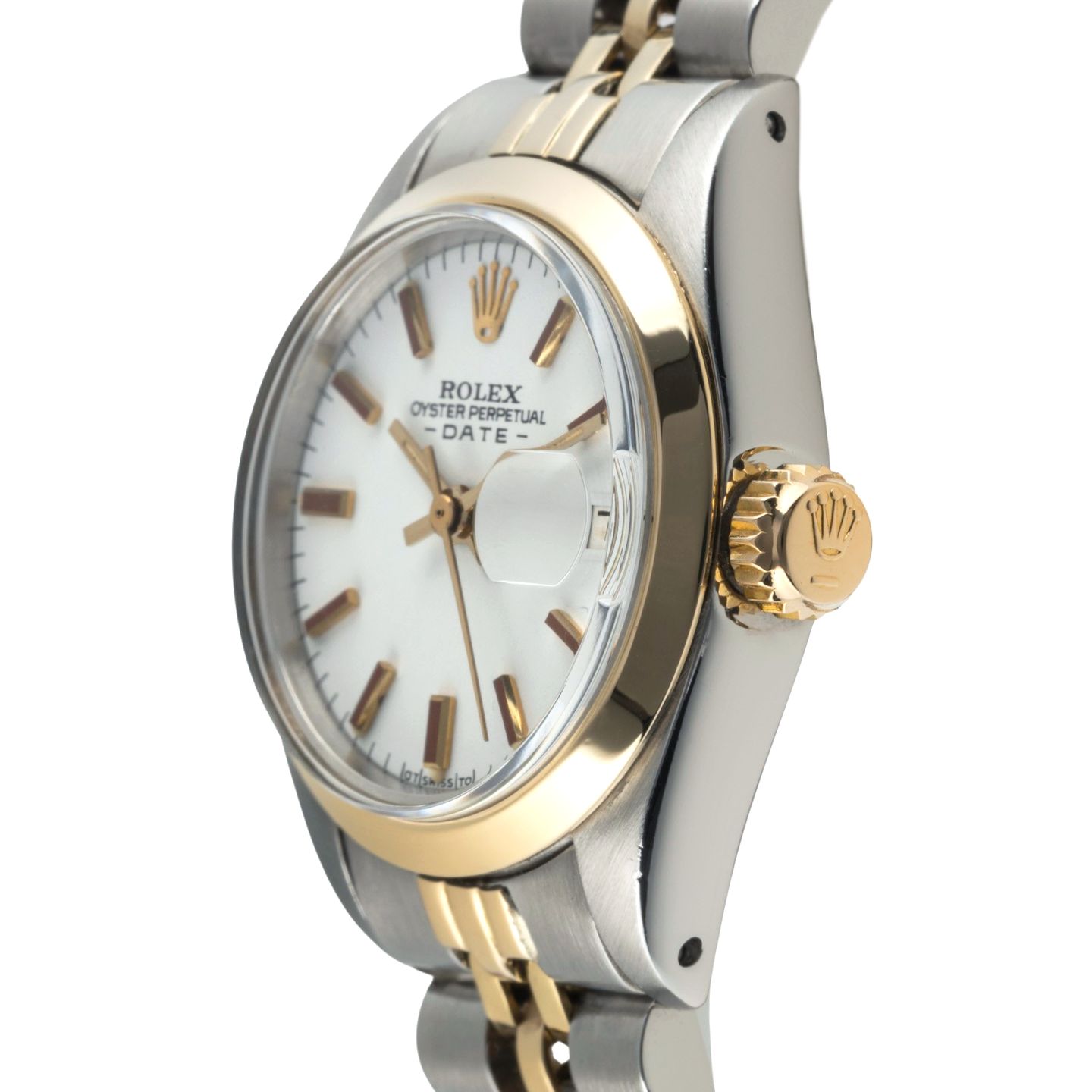 Rolex Lady-Datejust 6916 (1976) - White dial 26 mm Gold/Steel case (6/8)