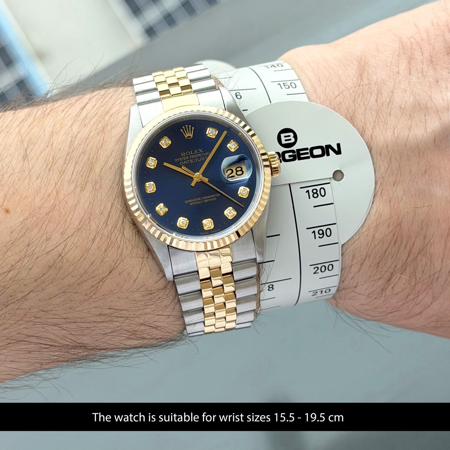 Rolex Datejust 36 16233 (1995) - 36mm Goud/Staal (2/8)