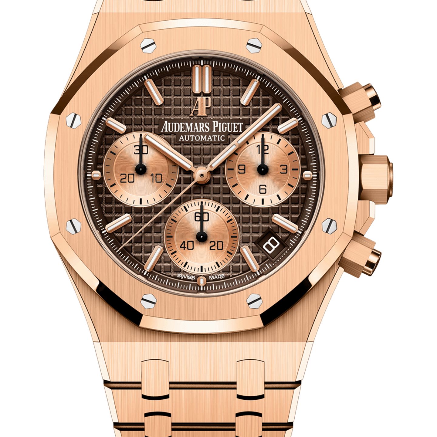 Audemars Piguet Royal Oak Chronograph 26239OR.OO.1220OR.02 (2025) - Brown dial 41 mm Rose Gold case (1/1)