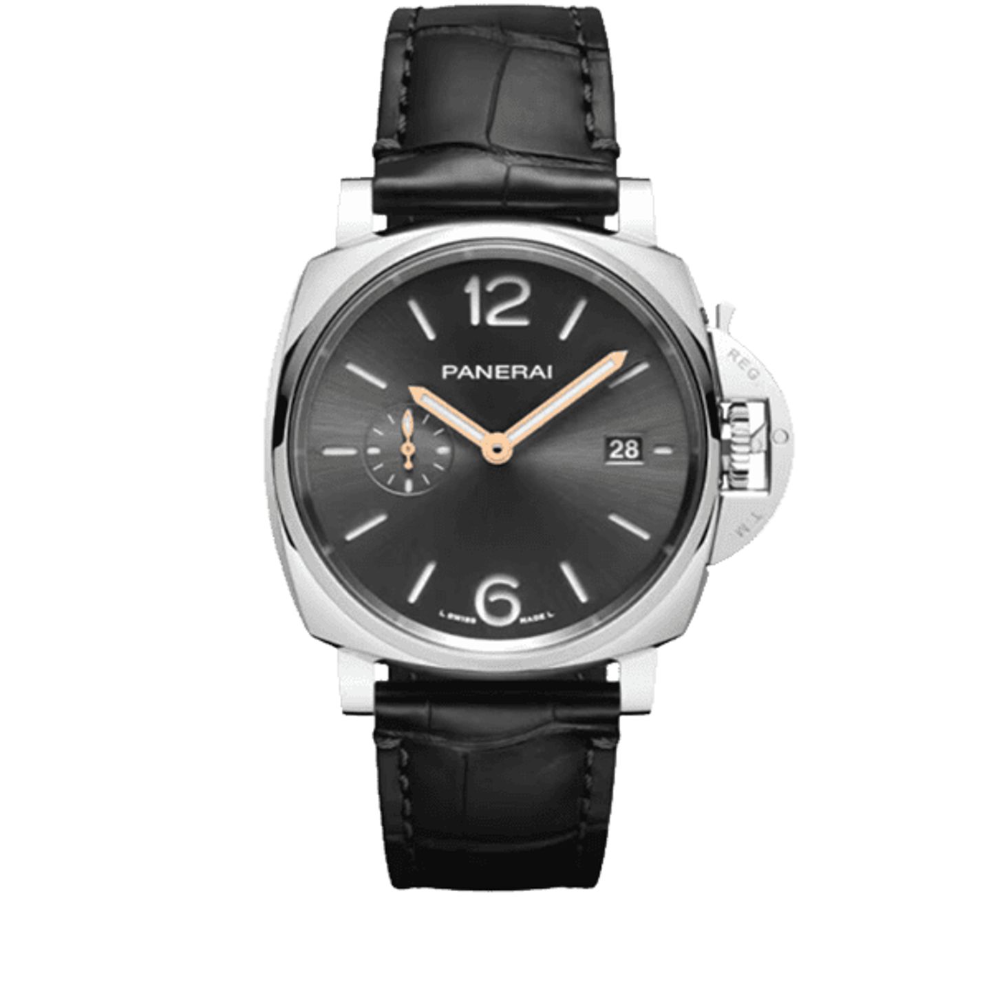 Panerai Luminor Due PAM01250 (2026) - Grijs wijzerplaat 42mm Staal (1/1)