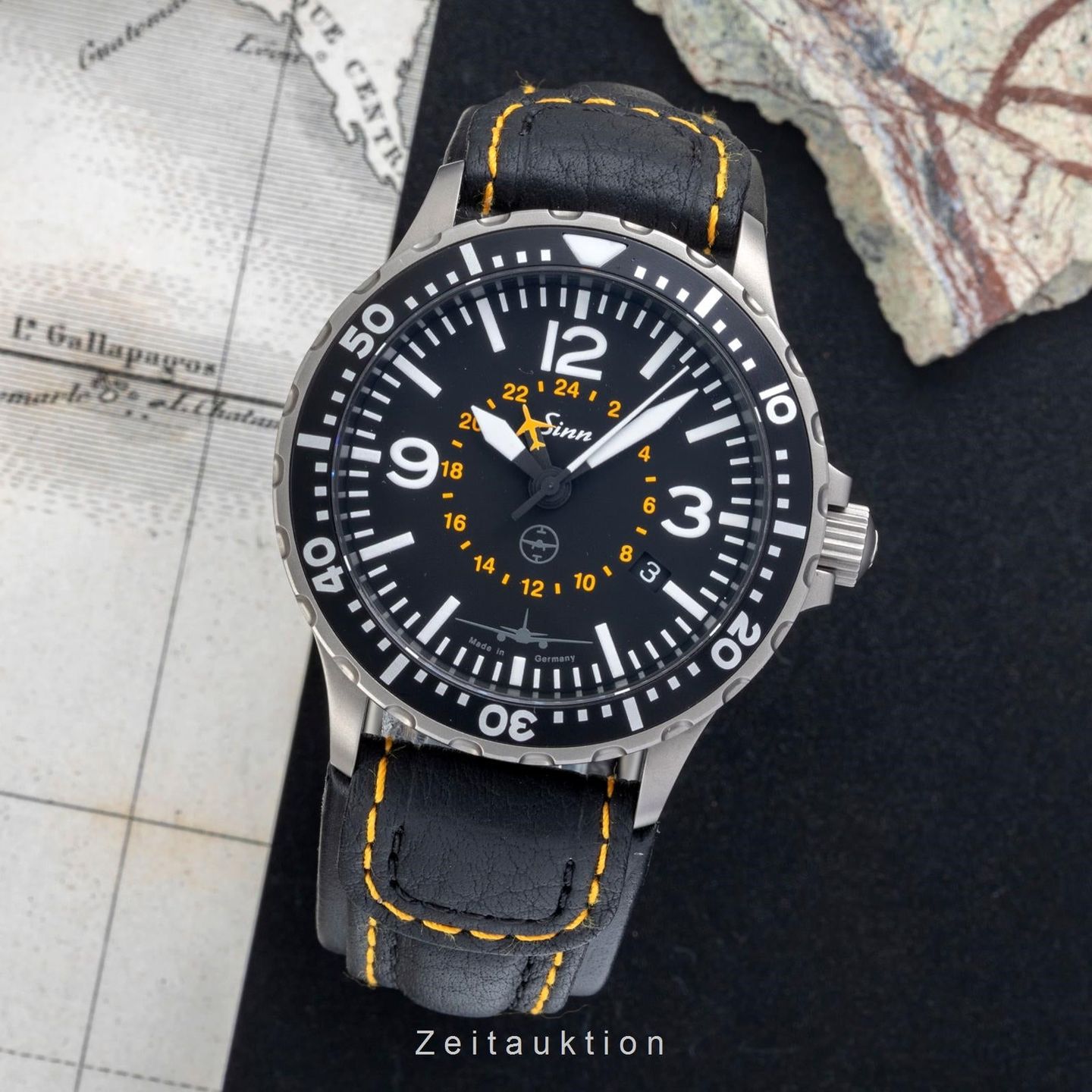 Sinn 856 / 857 857.041 (Unknown (random serial)) - Black dial 44 mm Steel case (3/8)