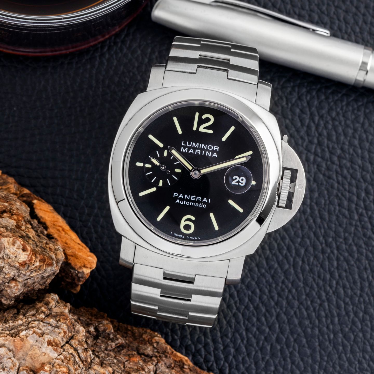 Panerai Luminor Marina Automatic PAM00299 (2010) - Black dial 44 mm Steel case (1/8)