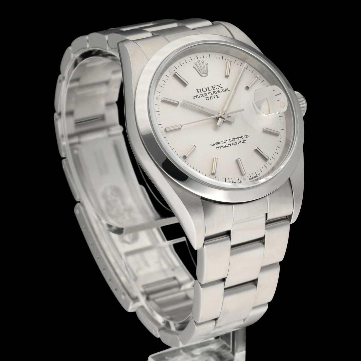 Rolex Oyster Perpetual Date 15200 (1999) - 34 mm Steel case (3/7)