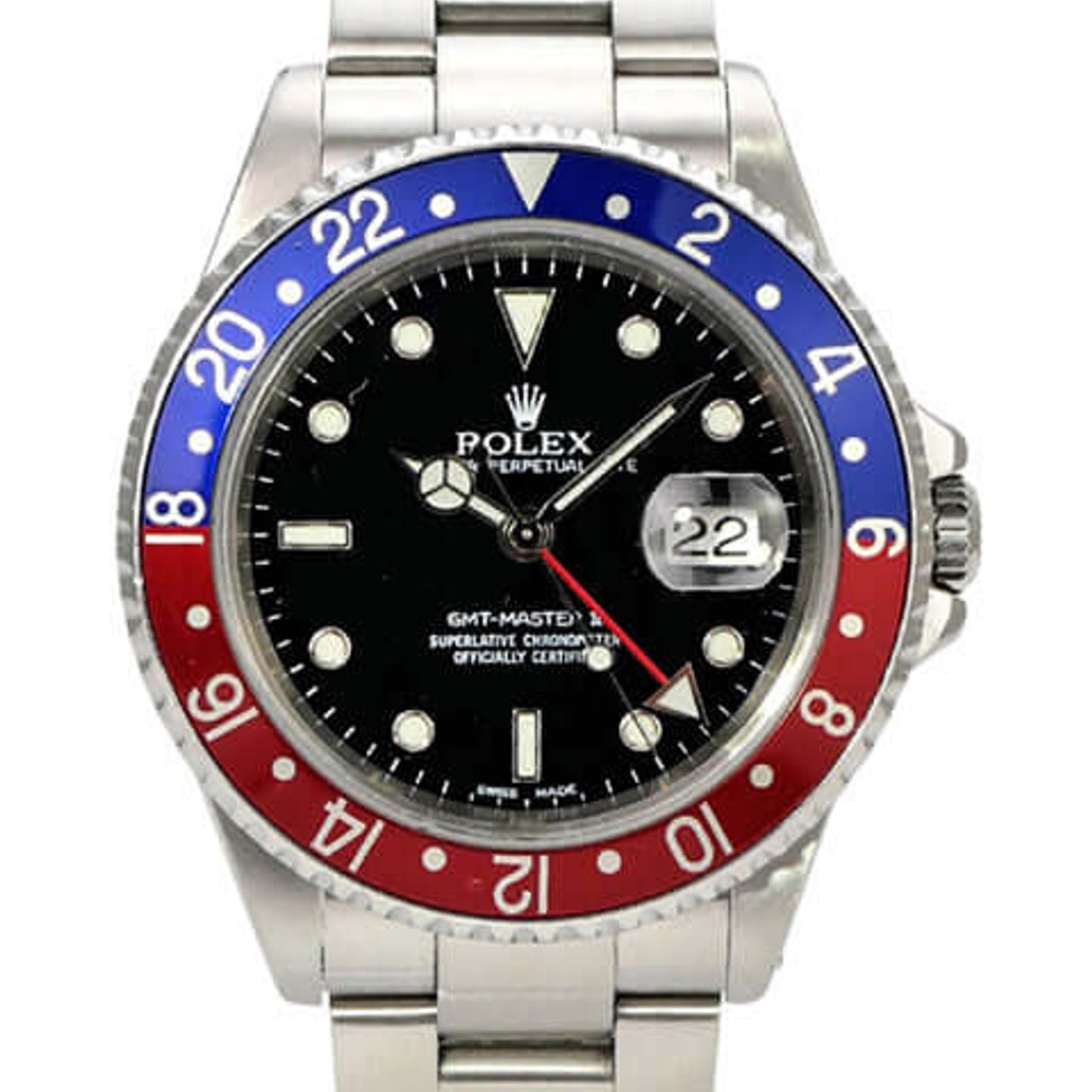 Rolex GMT-Master II 16710 (2003) - 40mm Staal (1/8)