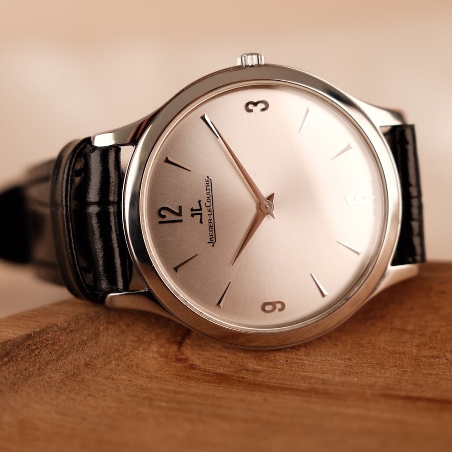 Jaeger-LeCoultre Master Ultra Thin 145879 (Unknown (random serial)) - Silver dial 34 mm Steel case (4/8)