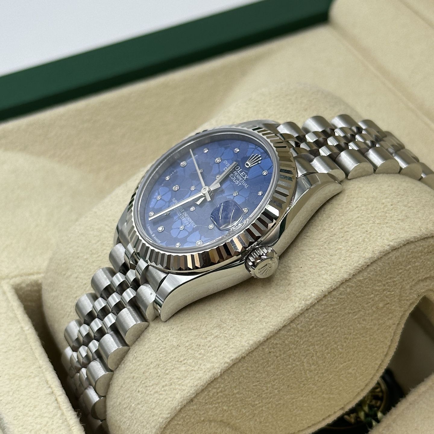 Rolex Datejust 31 278274 (Unknown (random serial)) - Blue dial 31 mm Steel case (6/8)