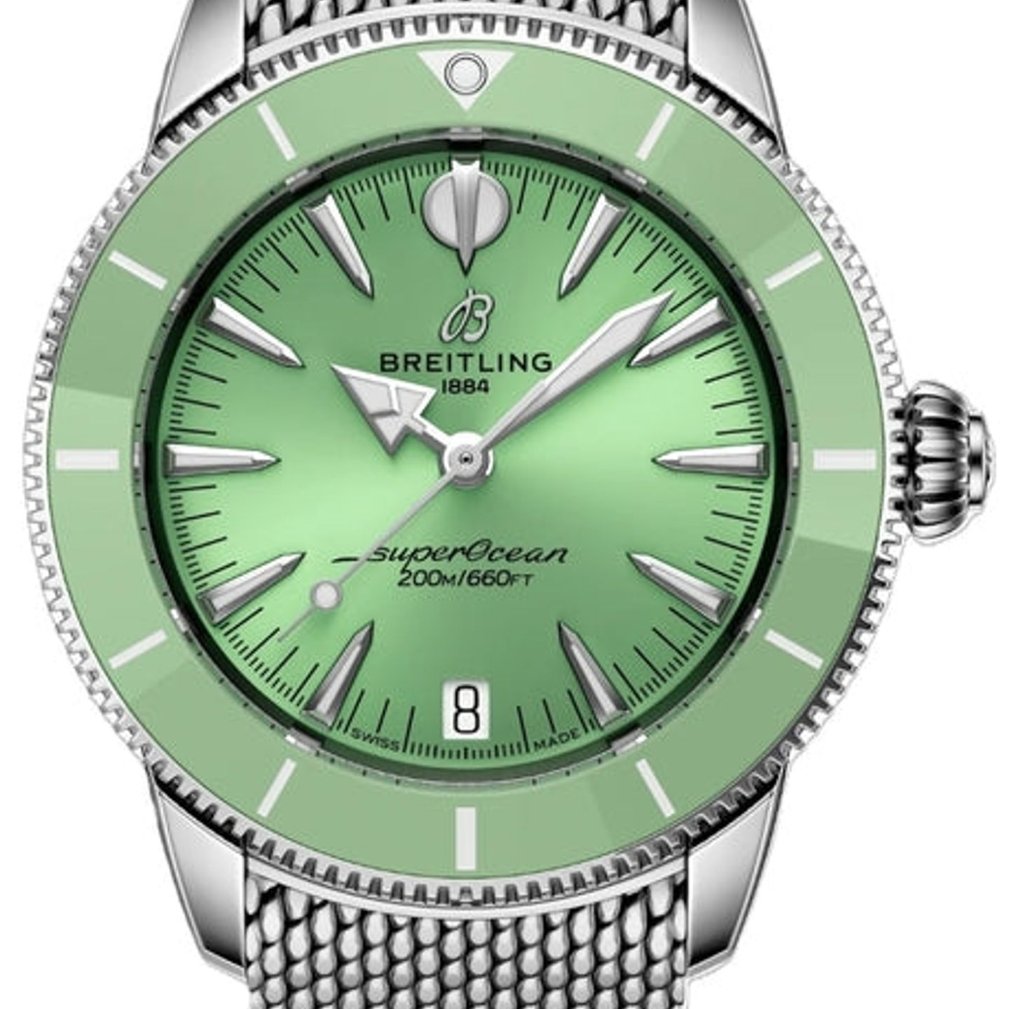 Breitling Superocean Heritage A10390361L1A1 (2025) - Green dial 36 mm Steel case (1/1)