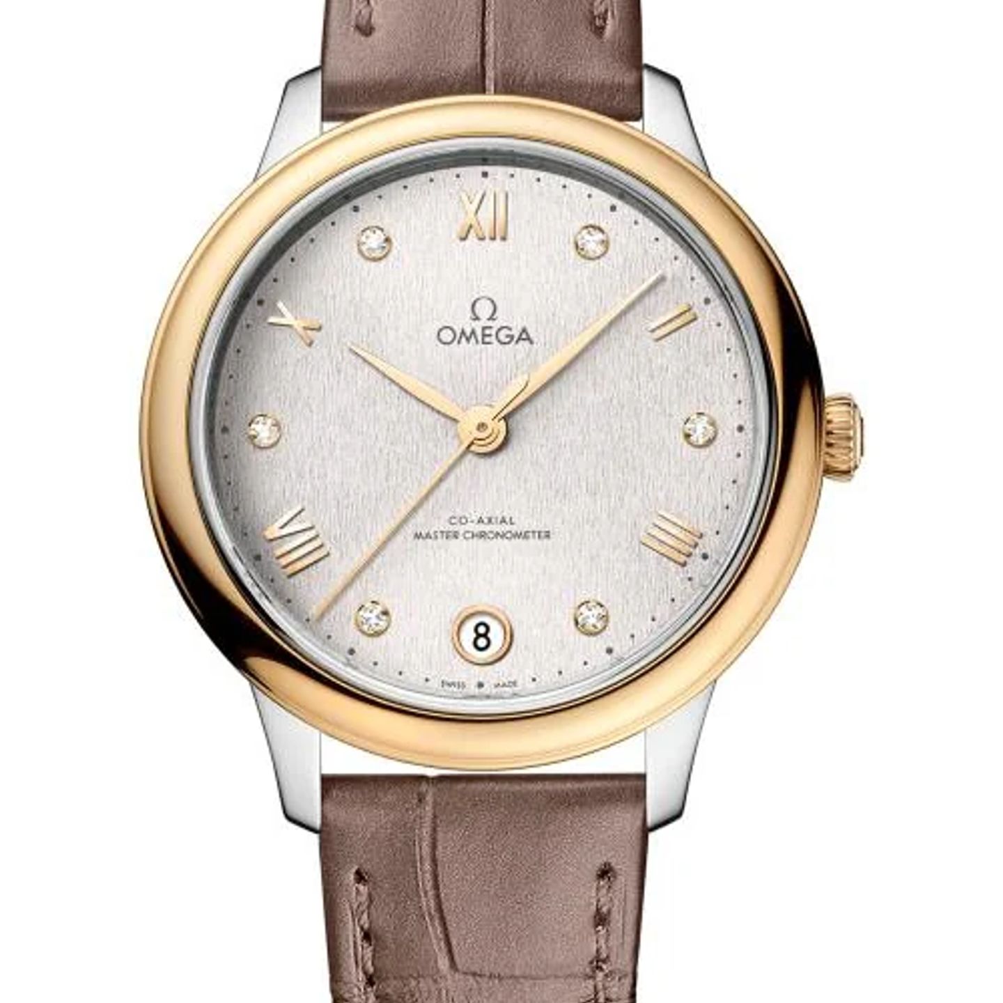 Omega De Ville 434.23.34.20.52.002 (2026) - Silver dial 34 mm Gold/Steel case (1/1)