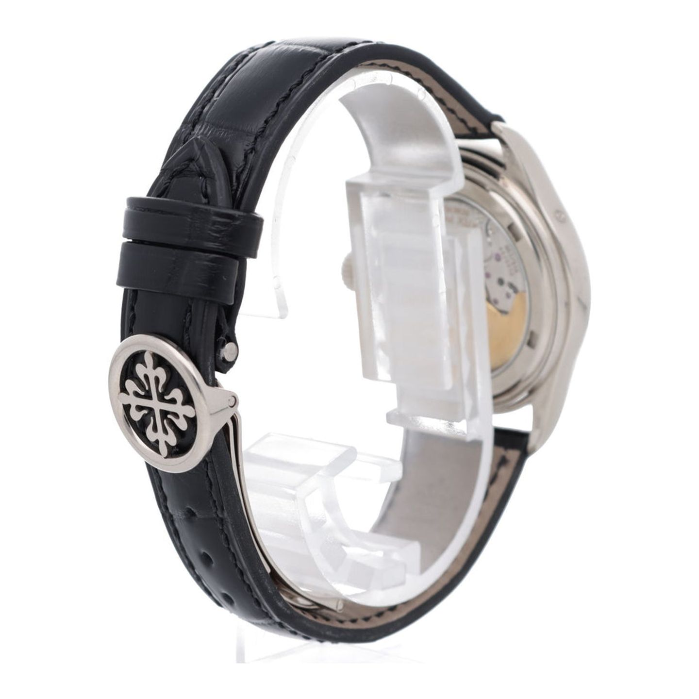 Patek Philippe Annual Calendar 5035G-023 (Unknown (random serial)) - Black dial 38 mm White Gold case (5/7)