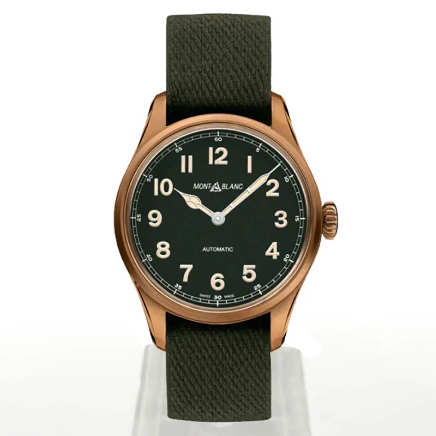 Montblanc 1858 118222 (2024) - Green dial 40 mm Bronze case (3/3)