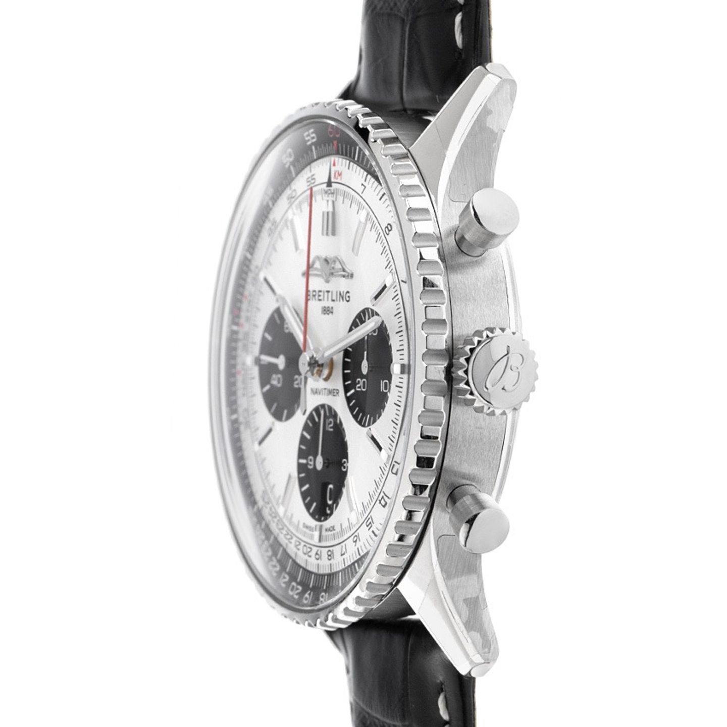 Breitling Navitimer 1 B01 Chronograph AB0138241G1P1 (2025) - Silver dial 43 mm Steel case (4/7)