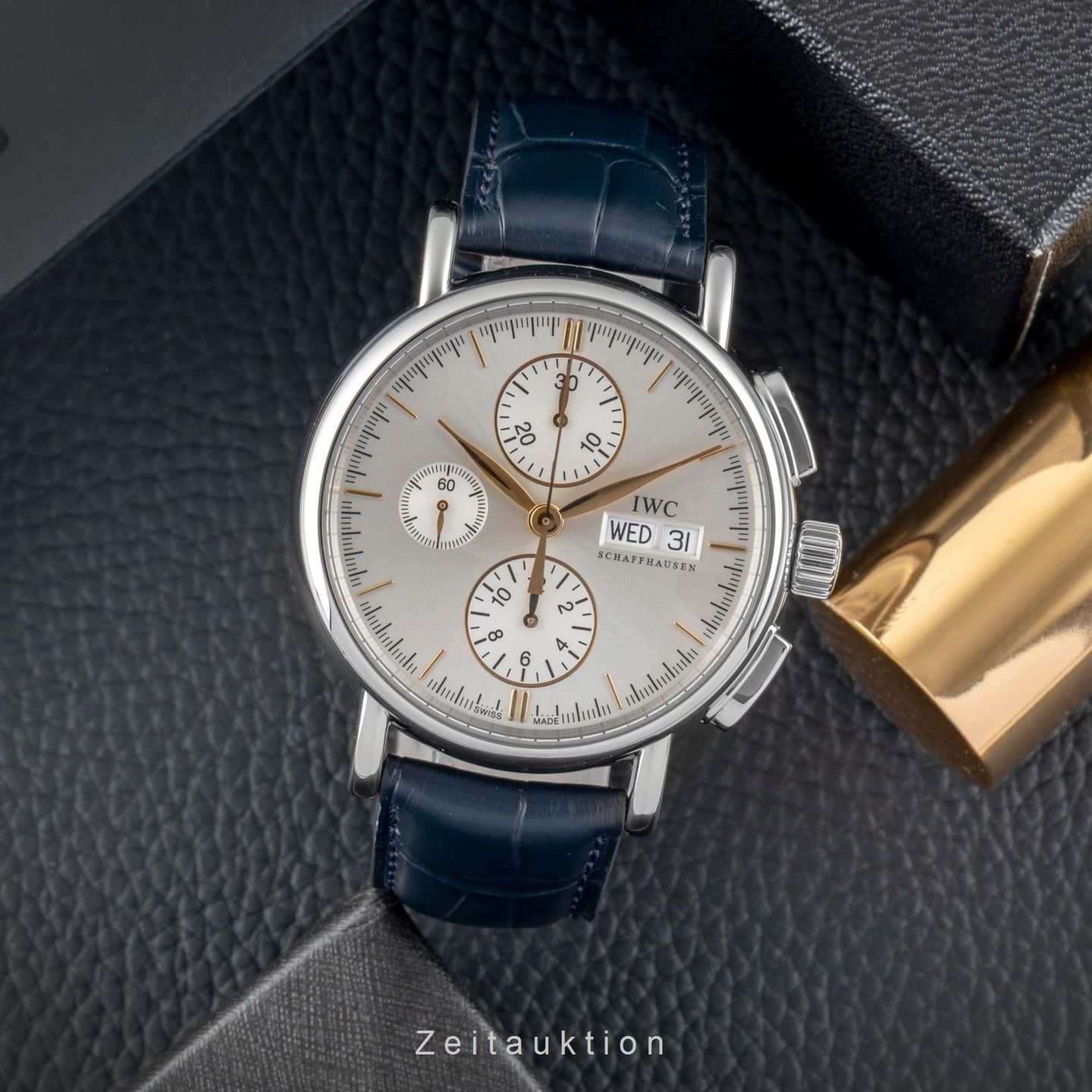 IWC Portofino Chronograph IW378302 (2008) - 41mm Staal (3/8)