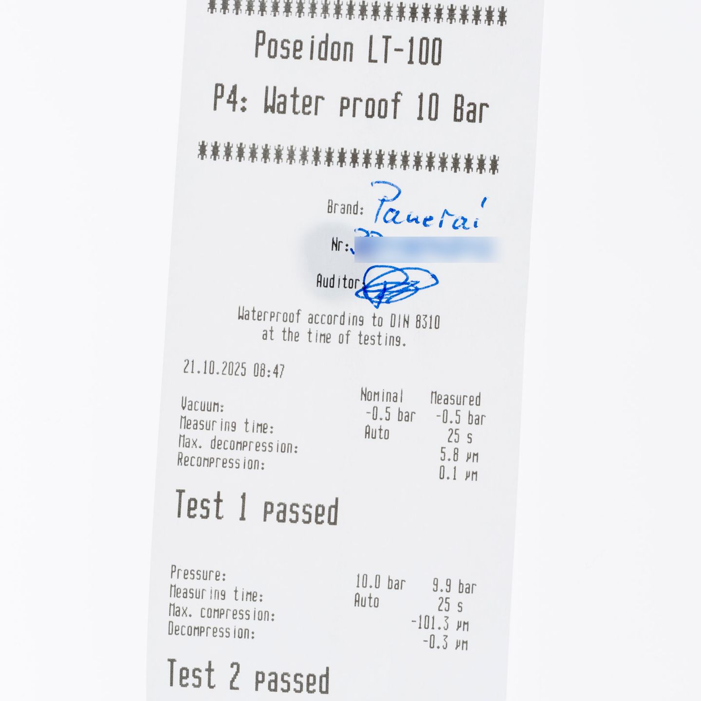 Panerai Luminor Marina 1950 3 Days Automatic PAM01392 (Unknown (random serial)) - Black dial 42 mm Steel case (5/8)