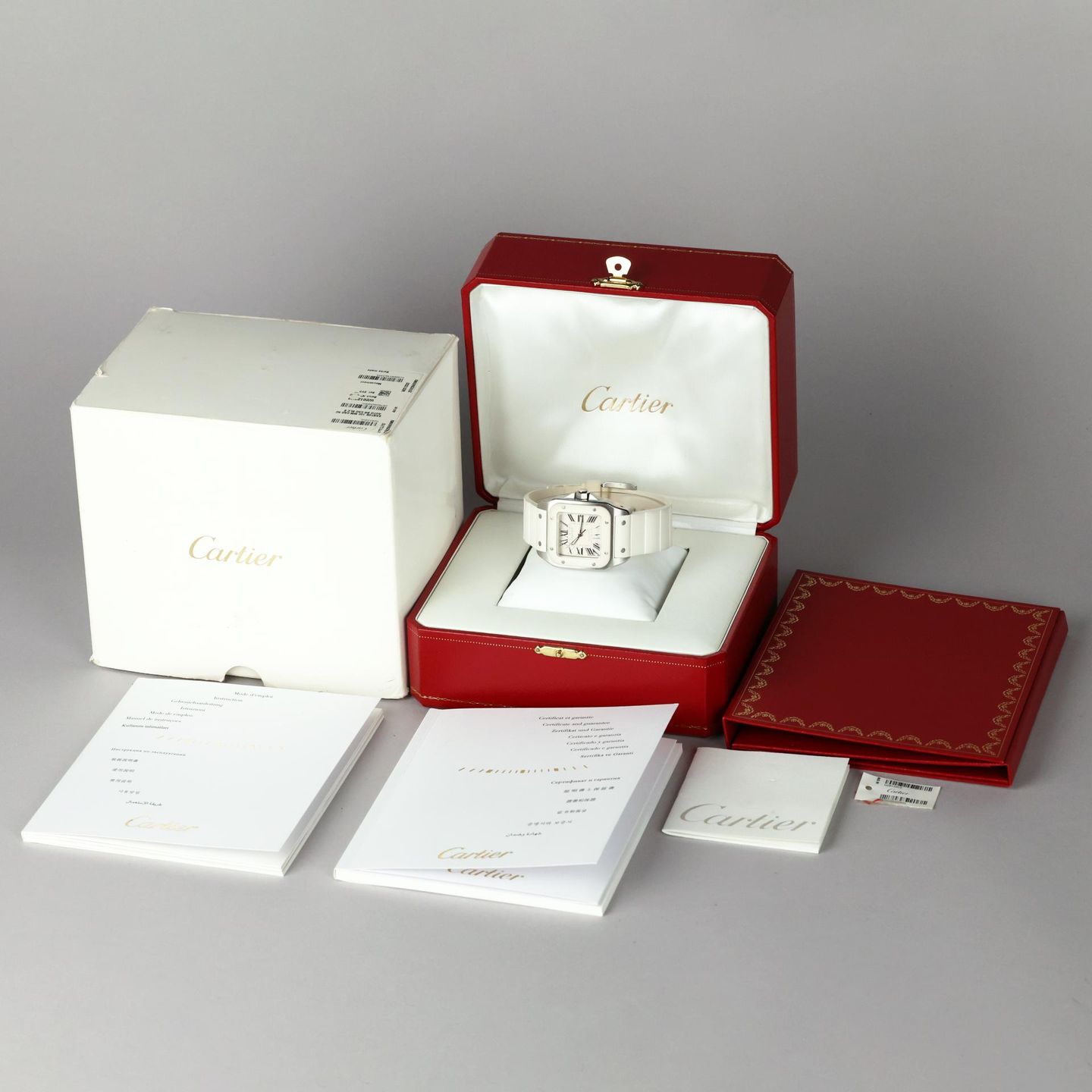 Cartier Santos 100 2878 (2008) - 33mm (8/8)