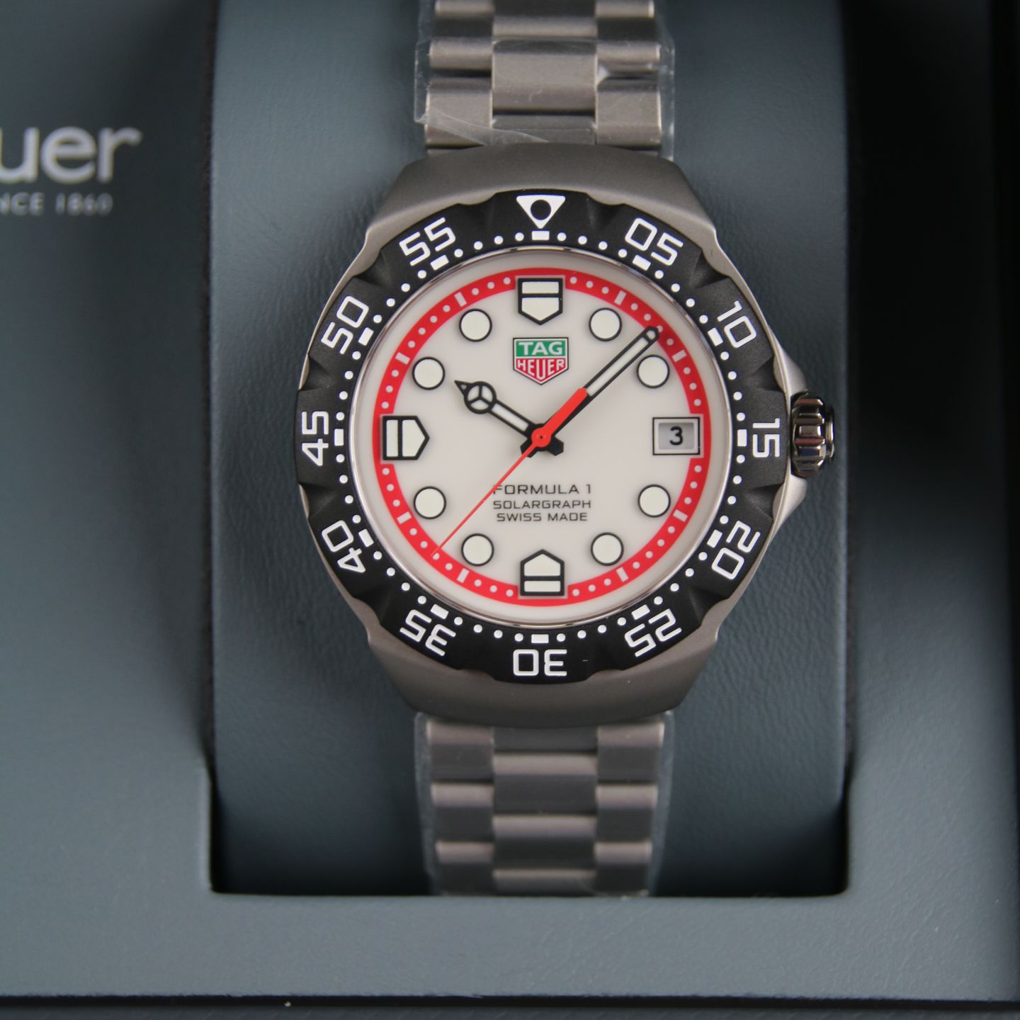 TAG Heuer Formula 1 WBY1111.BA0042 (2025) - White dial 38 mm Steel case (2/8)