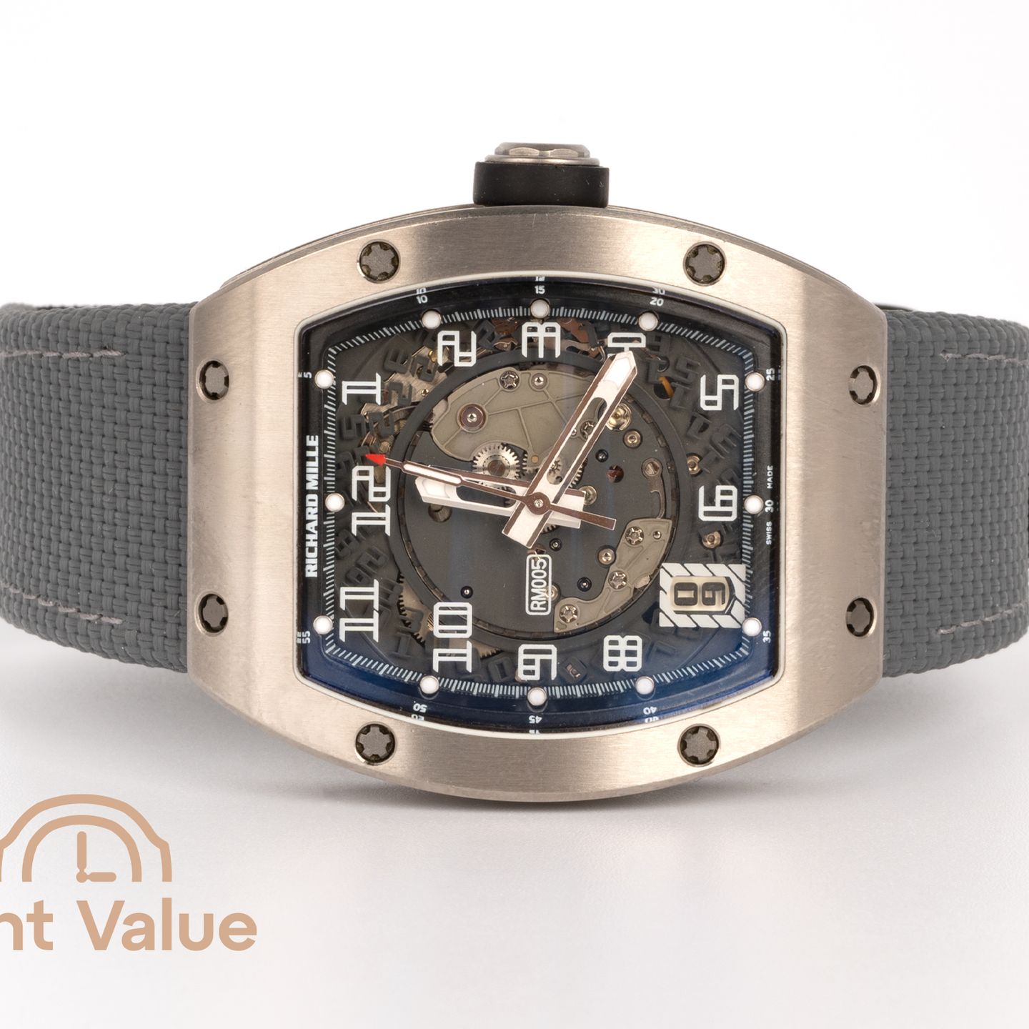 Richard Mille RM 005 RM005 AF TI (2008) - Transparent dial 38 mm Titanium case (2/7)