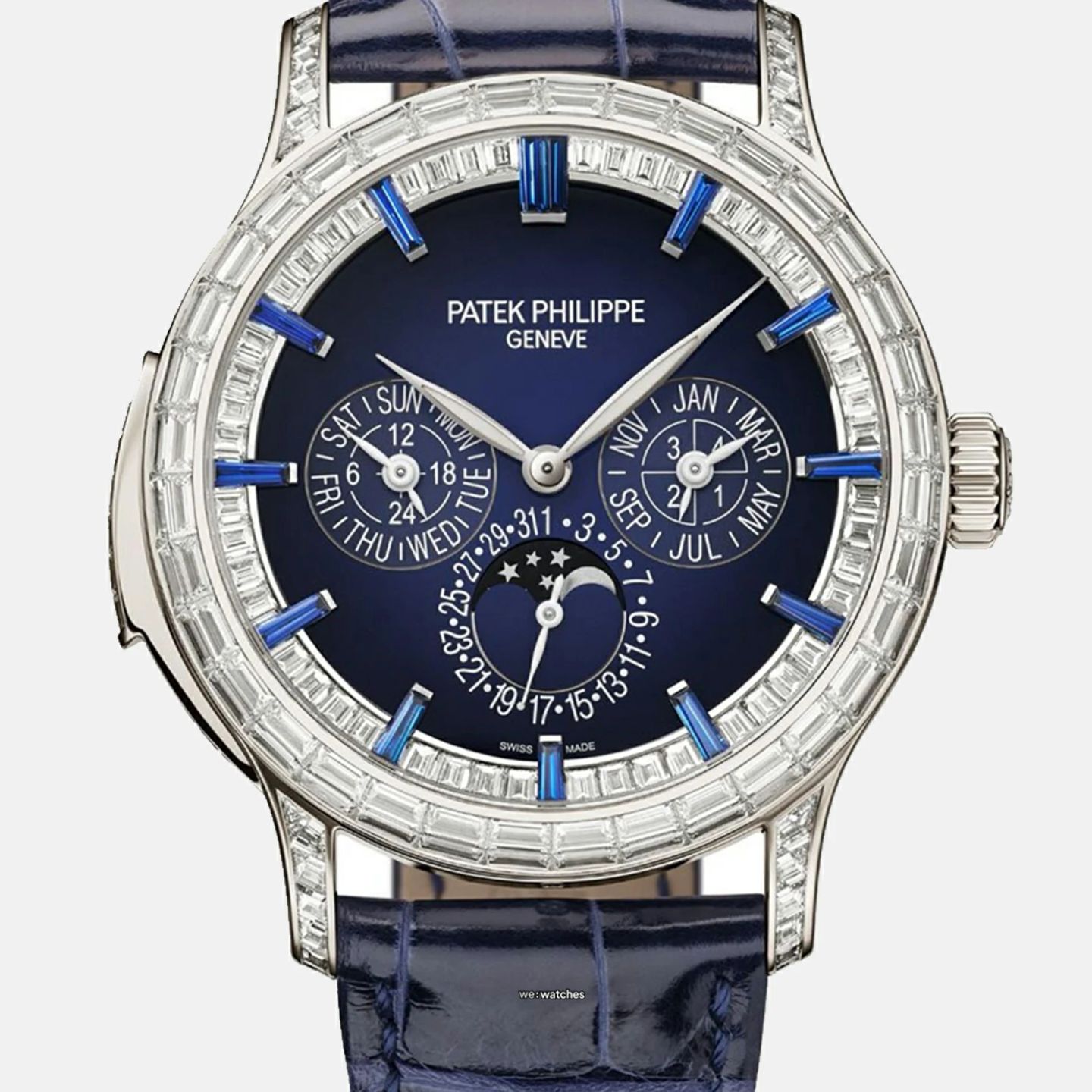 Patek Philippe Minute Repeater Perpetual Calendar 5374/300P-001 (2025) - Blue dial 42 mm Platinum case (1/1)