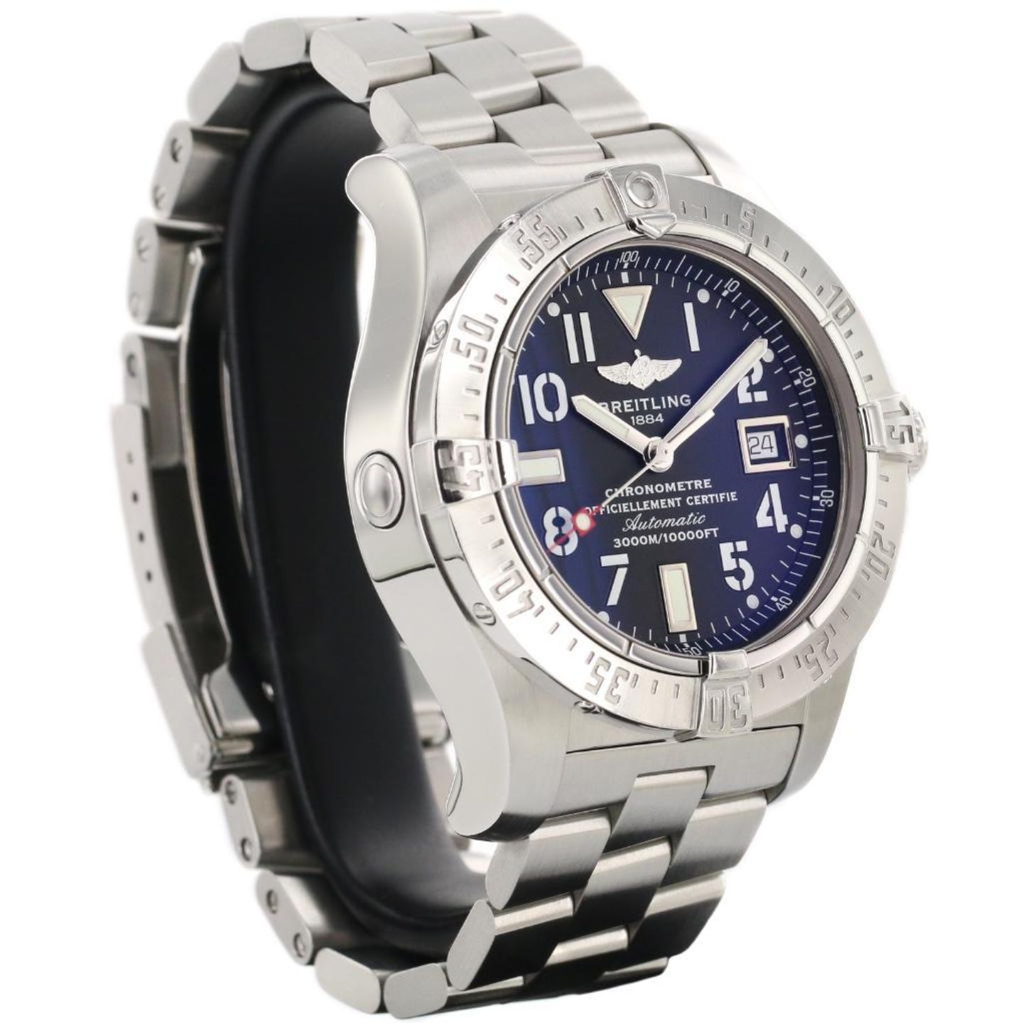 Breitling Avenger Seawolf A1733010.B906 (2013) - Black dial 45 mm Steel case (3/8)
