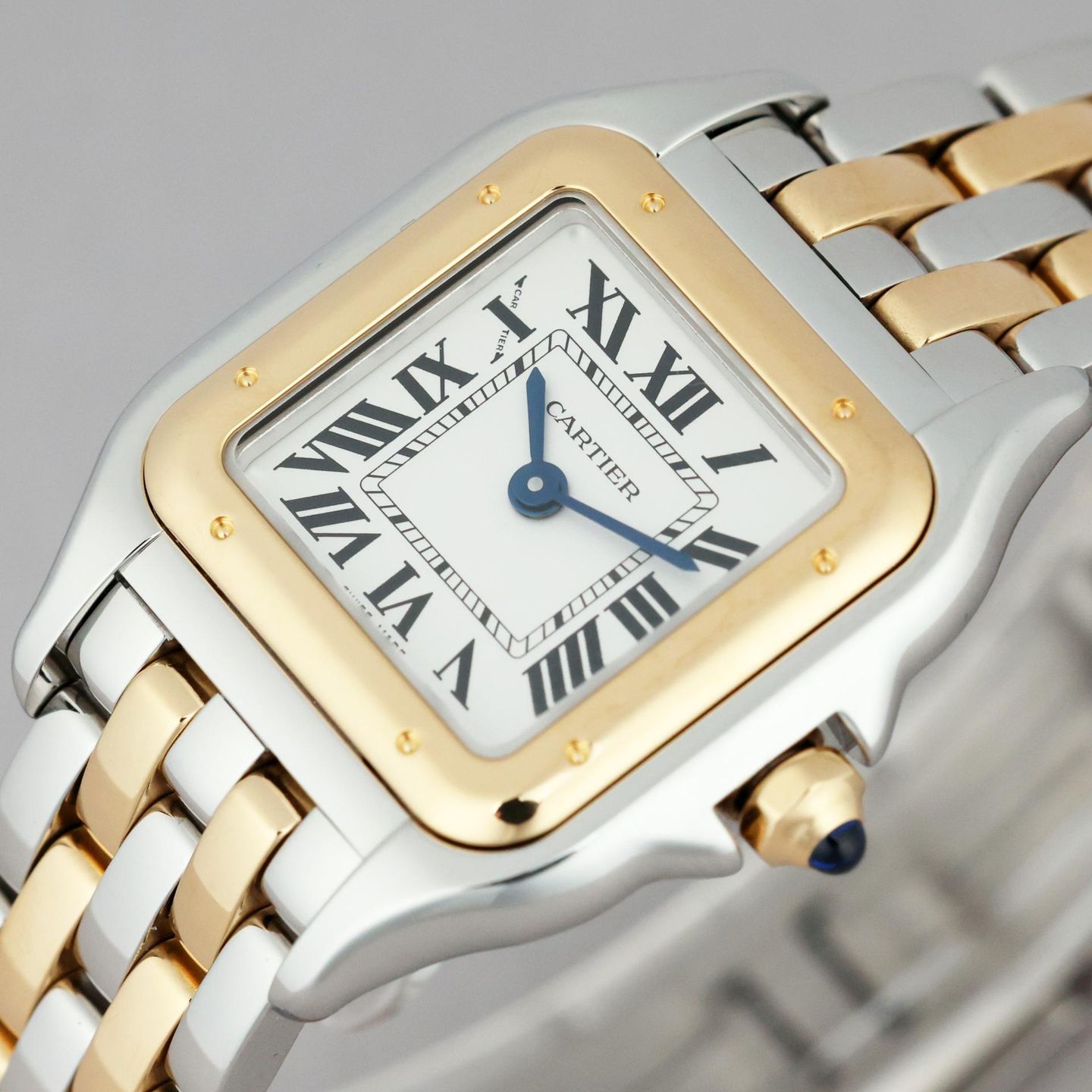 Cartier Panthère W2PN0018 (2026) - White dial 30 mm Gold/Steel case (4/7)