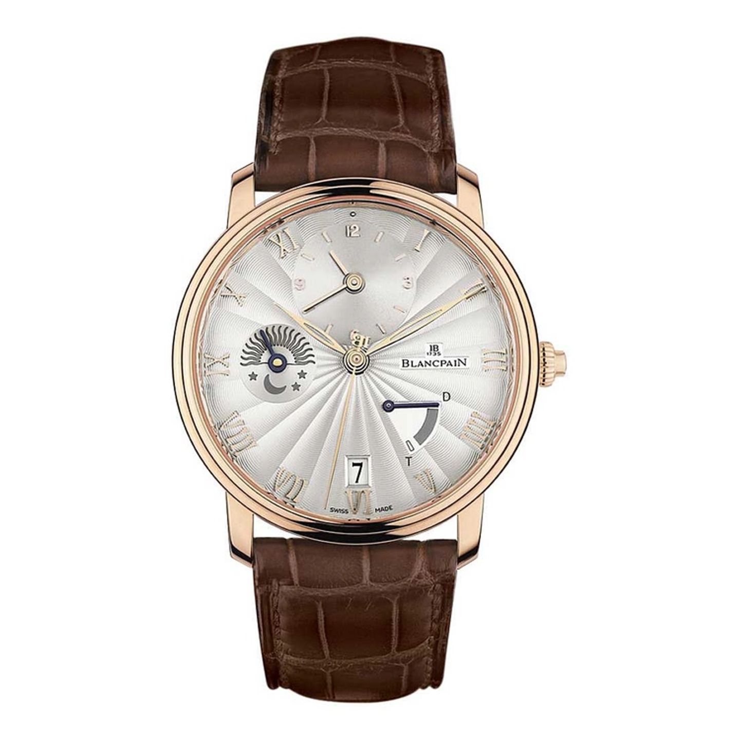 Blancpain Villeret Ultra-Slim 6665-3642-55B (2026) - Wit wijzerplaat 41mm Roségoud (1/1)