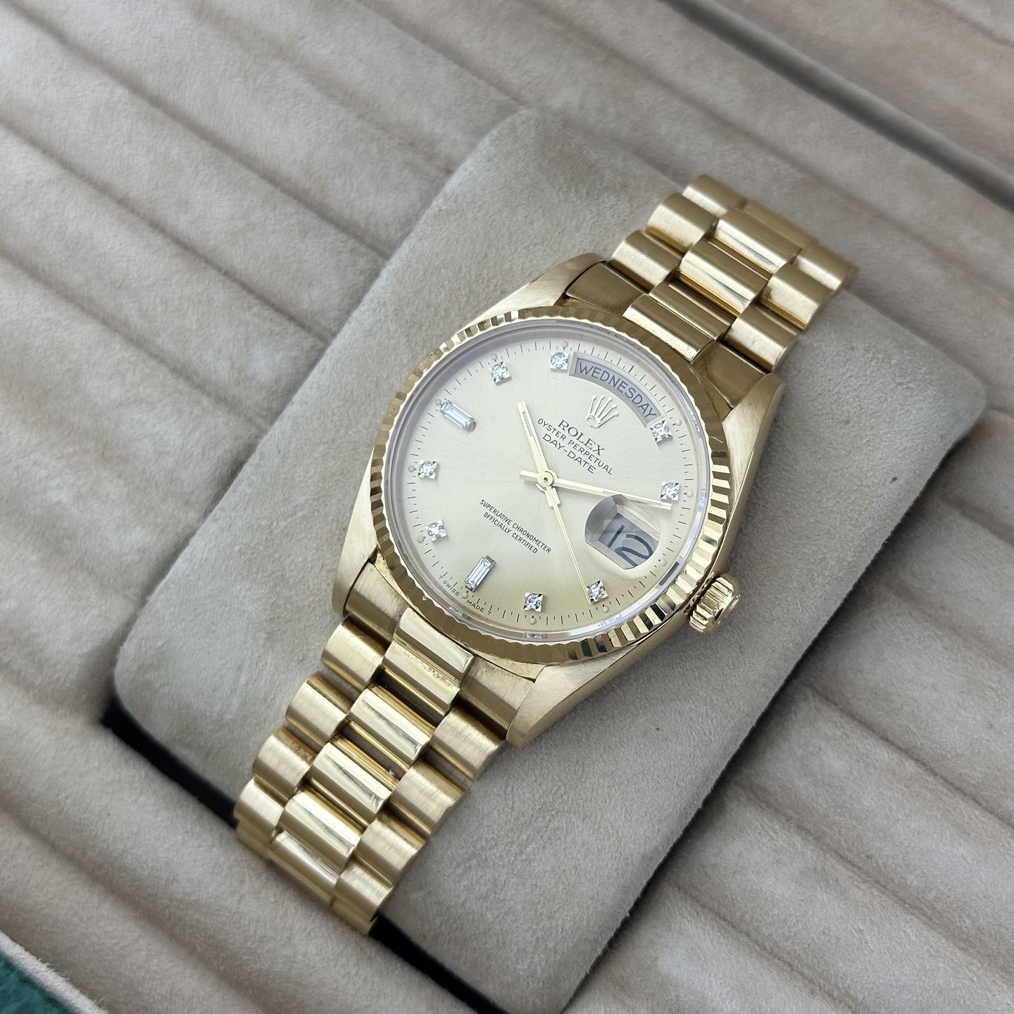 Rolex Day-Date 36 18038 (1986) - 36 mm Yellow Gold case (8/8)