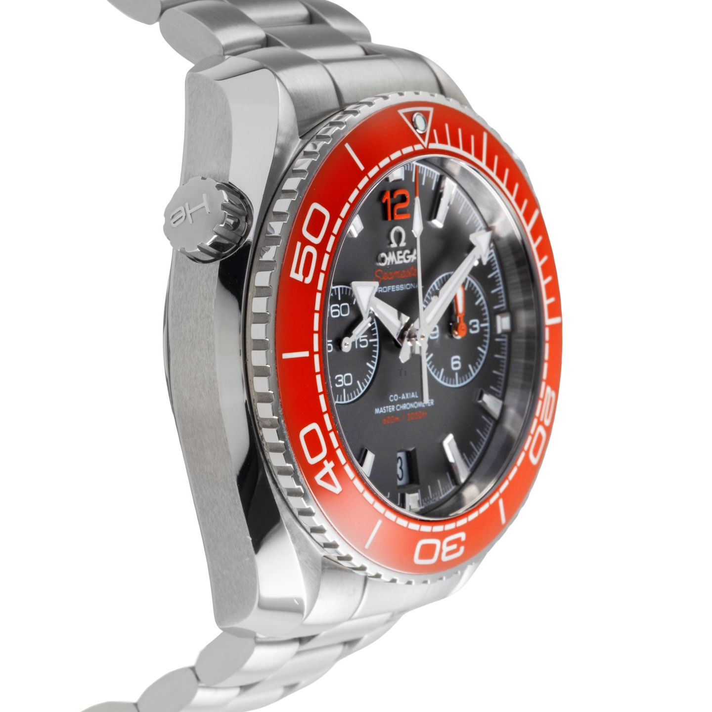 Omega Seamaster Planet Ocean Chronograph 215.30.46.51.99.001 (Unknown (random serial)) - Grey dial 46 mm Steel case (7/8)