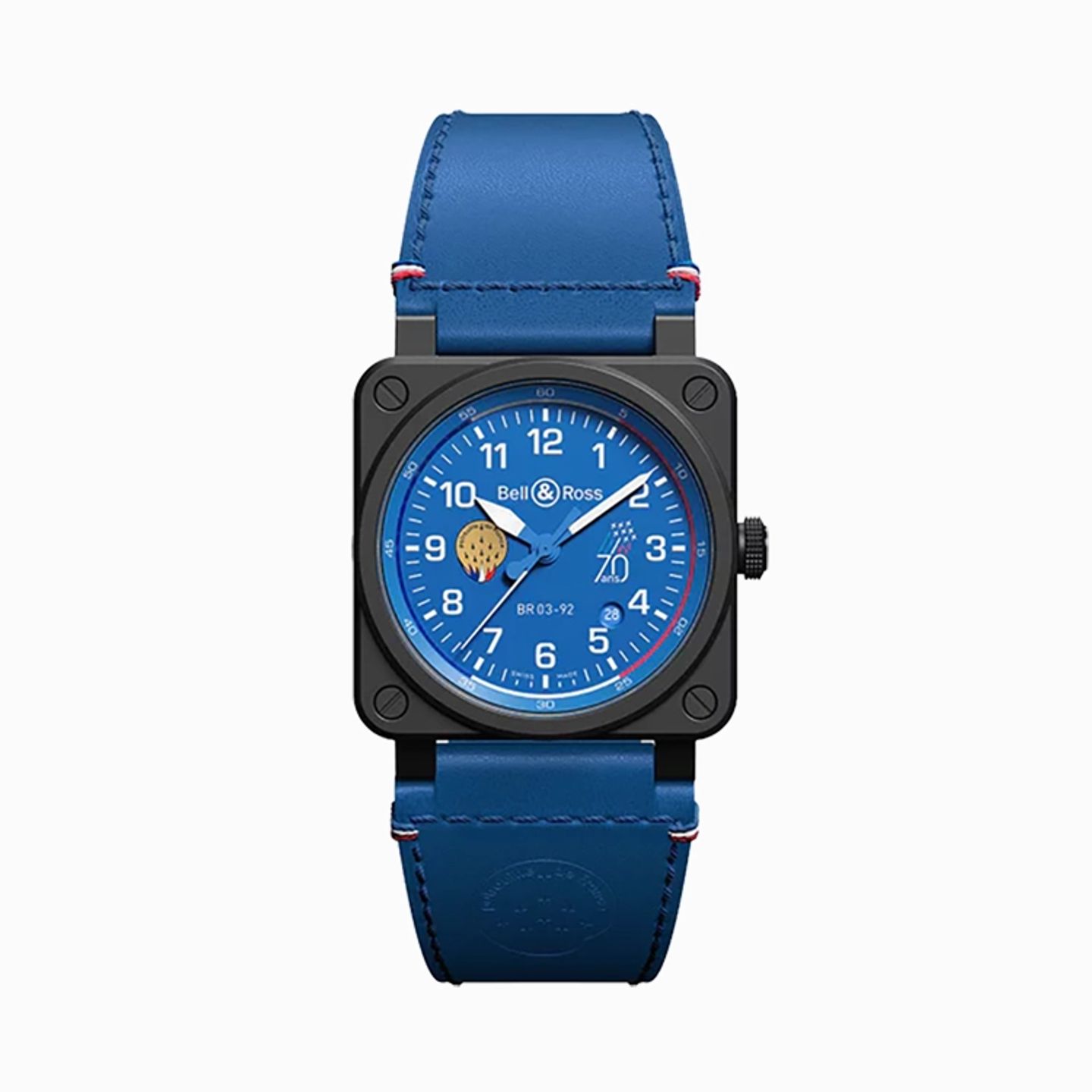 Bell & Ross BR 03-92 Ceramic BR0392-PAF7-CE/SCA (2026) - Blue dial 43 mm Ceramic case (1/1)