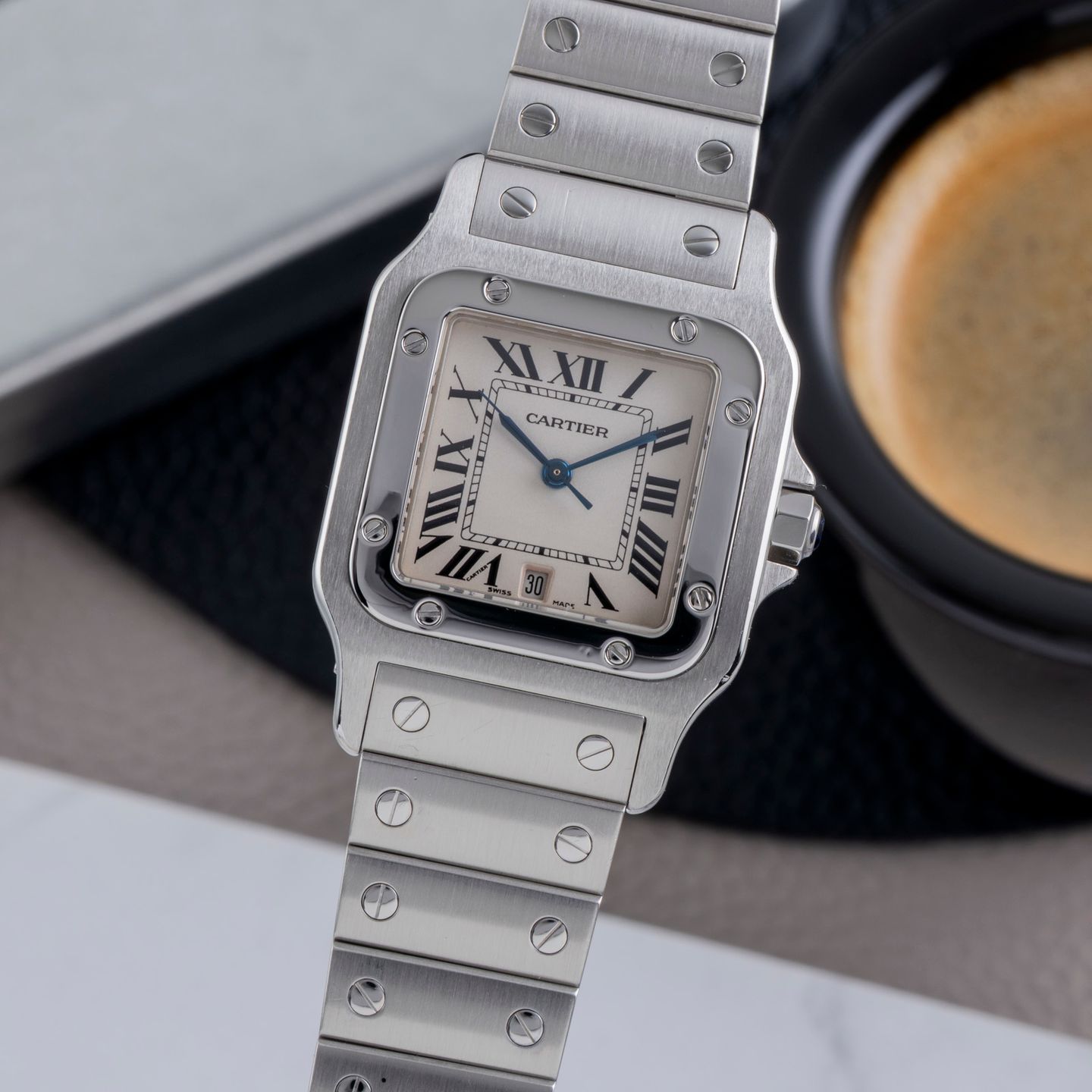 Cartier Santos Galbée W20060D6 - (3/8)
