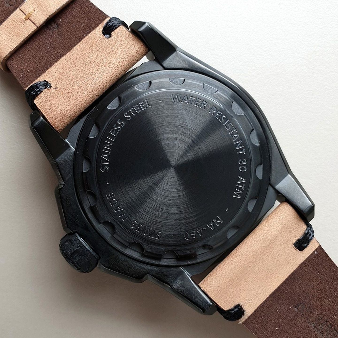 Armand Nicolet JS9 A460AKN-NS-PK4140CA (2025) - Zwart wijzerplaat 44mm Staal (7/8)