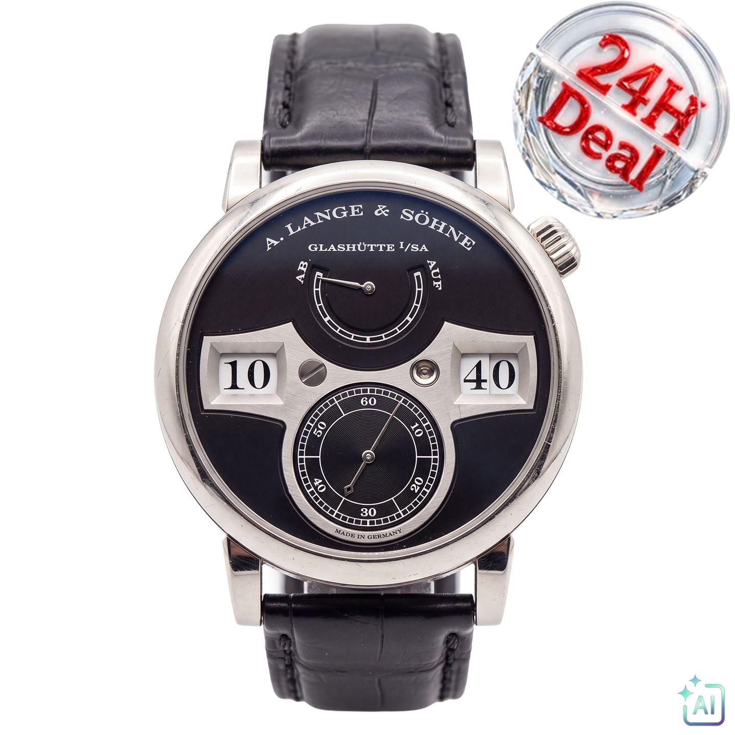 A. Lange & Söhne Zeitwerk 140.029 (2015) - 42mm Witgoud (1/5)