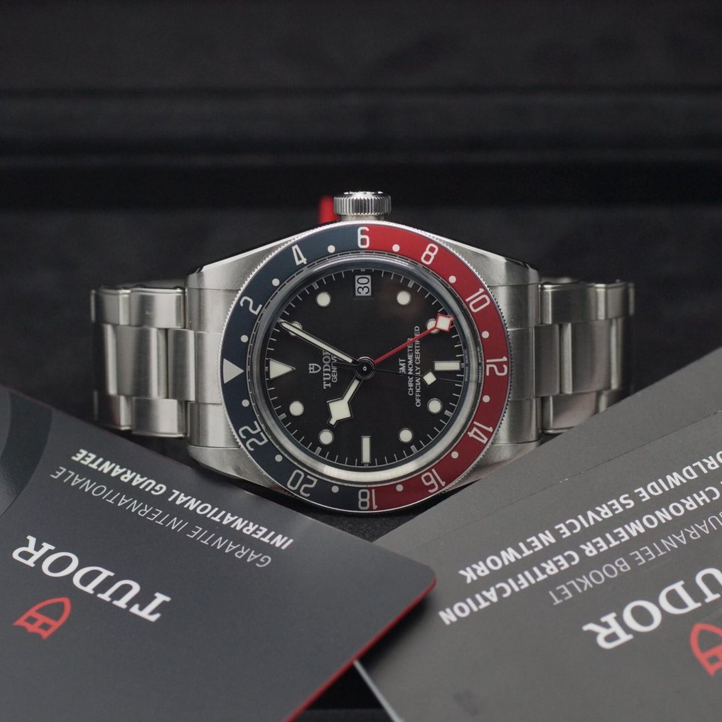 Tudor Black Bay GMT 79830RB (2023) - Zwart wijzerplaat 41mm Staal (1/8)