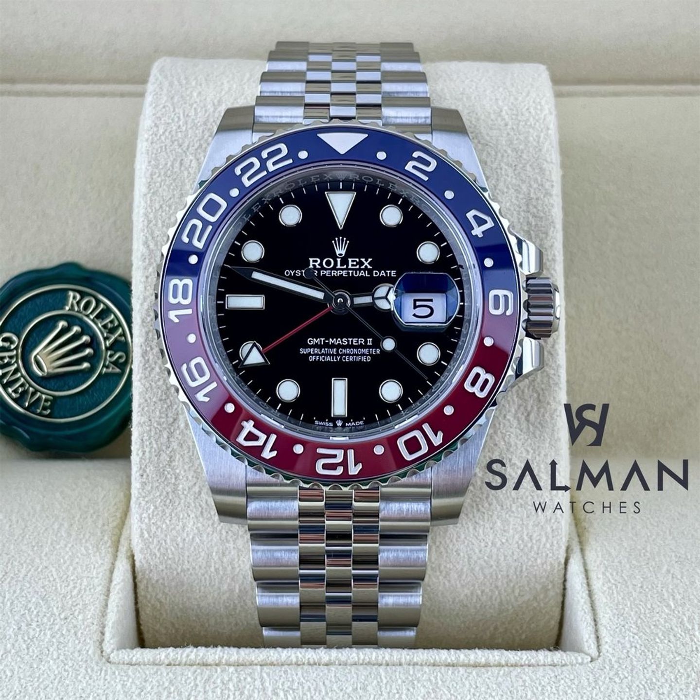 Rolex GMT-Master II 126710BLRO (2024) - Zwart wijzerplaat 40mm Staal (1/4)