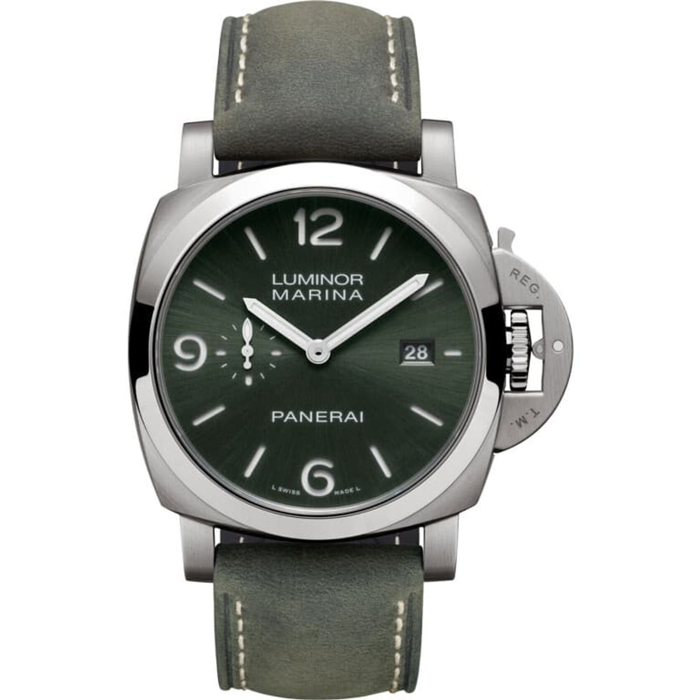 Panerai Luminor Marina PAM03325 (2025) - Green dial 44 mm Titanium case (1/1)