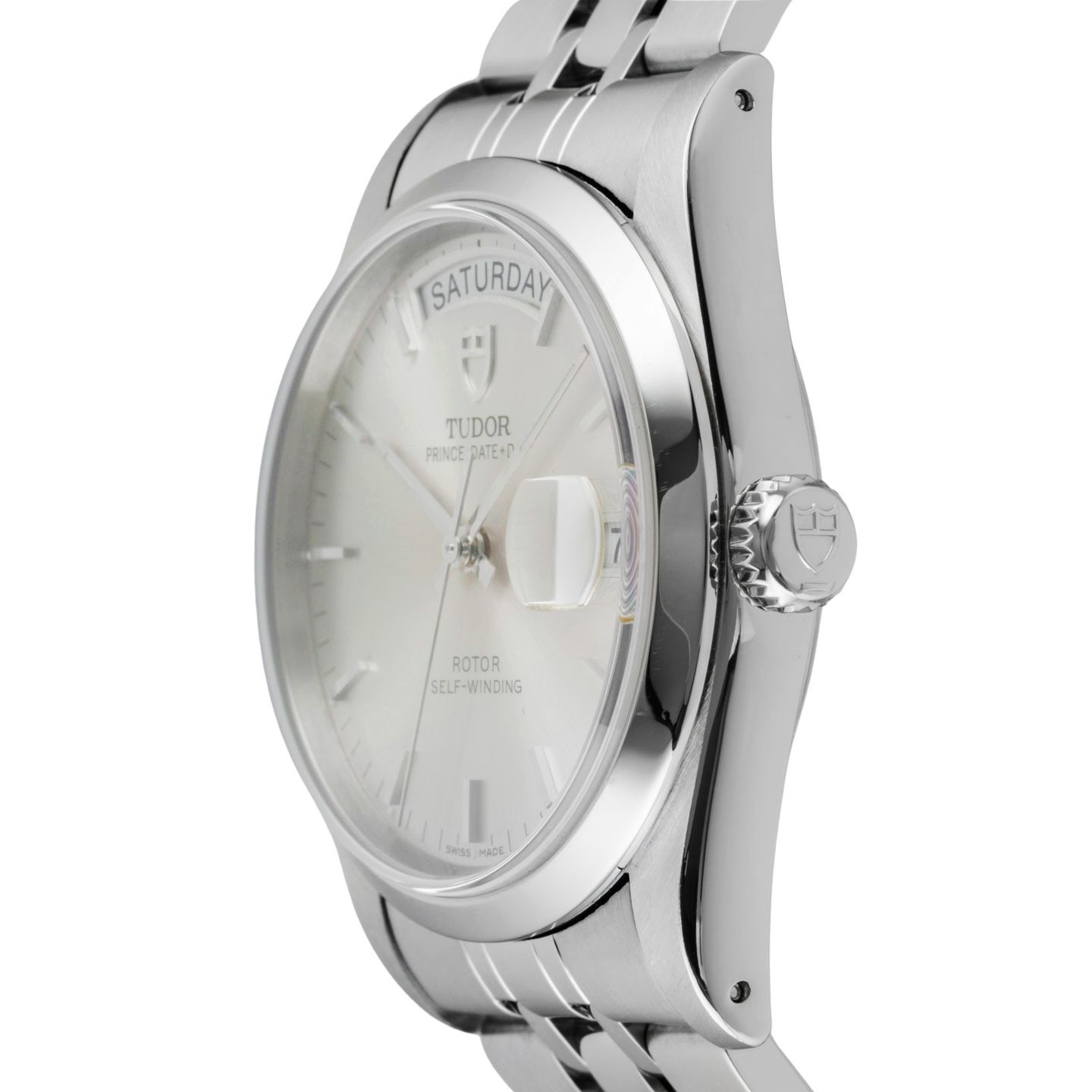 Tudor Prince Date 76200 (2005) - 36mm Staal (6/8)