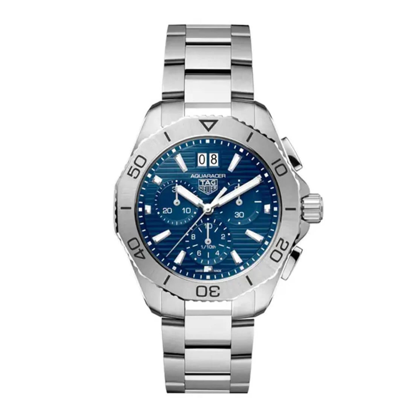 TAG Heuer Aquaracer CBP1113.BA0627 (2024) - Blauw wijzerplaat 40mm Staal (3/3)