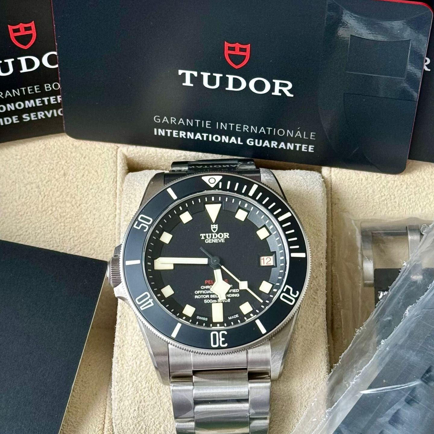 Tudor Pelagos 25610TNL (2023) - Black dial 42 mm Titanium case (7/7)